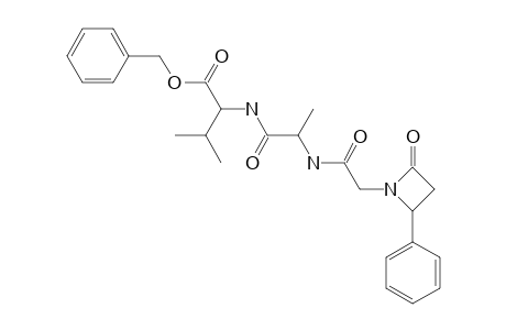 [2-[(R)-2-OXO-4-PHENYLAZETIDIN-1-YL]-ACETYL]-L-ALANYL-L-VALINE-BENZYLESTER