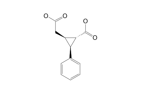 TRANS-(+/-)-2-(CARBOXYMETHYL)-3-PHENYLCYCLOPROPANE-1-CARBOXYLIC-ACID