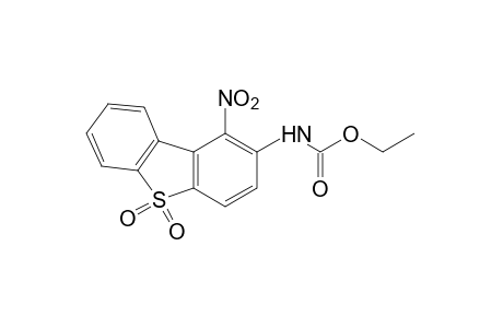 1-nitro-2-dibenzothiophenecarbamic acid, ethyl ester, 5,5-dioxide