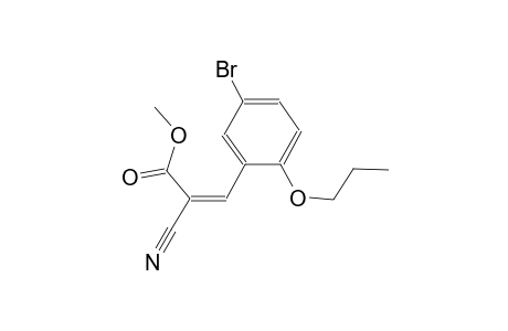 methyl (2Z)-3-(5-bromo-2-propoxyphenyl)-2-cyano-2-propenoate