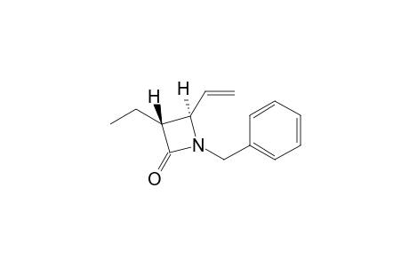 (3R*,4R*)1-Benzyl-3-ethyl-4-vinylazitidin-2-one