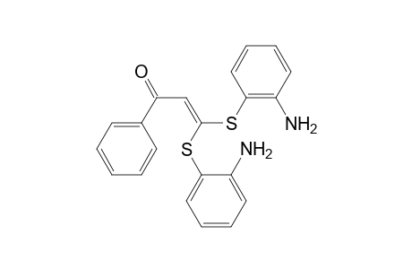 3,3-Bis-(2-amino-phenylsulfanyl)-1-phenyl-propenone