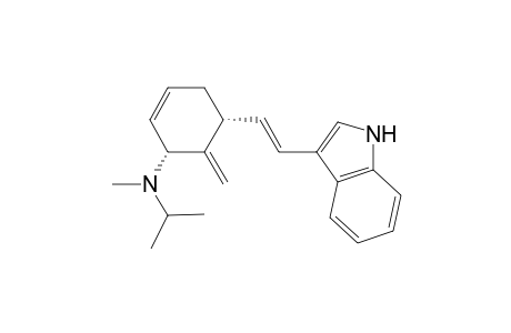 2-Cyclohexen-1-amine, 5-[2-(1H-indol-3-yl)ethenyl]-N-methyl-6-methylene-N-(1-methylethyl)-, [1.alpha.,5.alpha.(E)]-