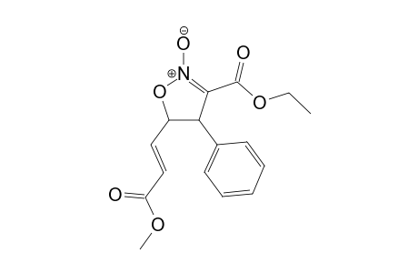 Methyl[3'-(ethoxycarbonyl)-4'-phenyl-4',5'-dihydroisoxazol-5'-yl]-prop-2-enoate-N-Oxide