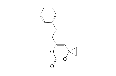 7-Phenylethyl-4,6-dioxa-5-carbonyl-spiro[2,5]-7-octene