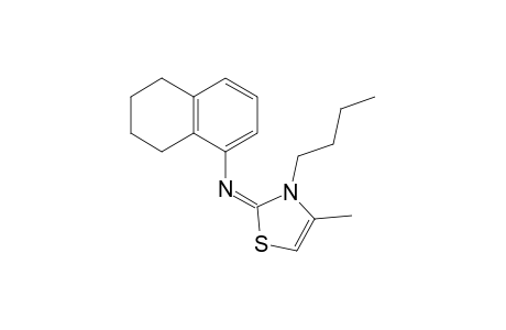 1-[3'-Butyl-4'-methyl-2',3'-dihydrothiazol-2'-ylidene]amino-5,6,7,8-tetrajhydronaphthalene