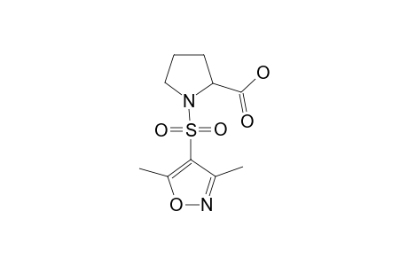 1-(3,5-dimethyl-1,2-oxazole-4-sulfonyl)pyrrolidine-2-carboxylic acid