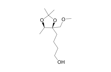 (4R*,5R*)-2,2,5-Trimethyl-4-(4-hydroxybutyl)-4-methoxymethyl-1,3-dioxolane
