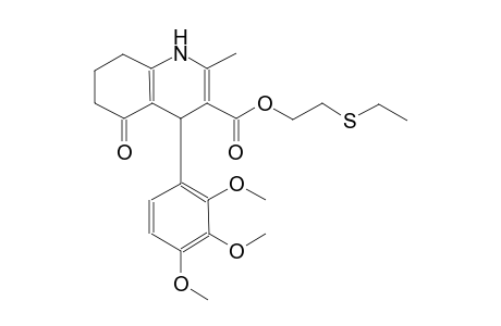 3-quinolinecarboxylic acid, 1,4,5,6,7,8-hexahydro-2-methyl-5-oxo-4-(2,3,4-trimethoxyphenyl)-, 2-(ethylthio)ethyl ester
