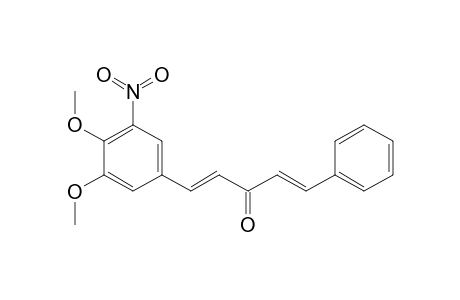 1,4-Pentadien-3-one, 1-(3,4-dimethoxy-5-nitrophenyl)-5-phenyl-