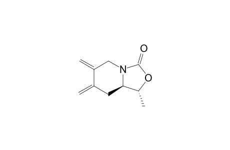 1-Methyl-6,7-dimethylene-1,7,8,8a-tetrahydro-oxazolo[3,4-a]pyridin-3-one
