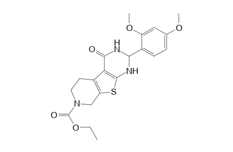 Ethyl 2-(2,4-dimethoxyphenyl)-4-oxo-1,3,4,5,6,8-hexahydropyrido[4',3':4,5]thieno[2,3-d]pyrimidine-7(2H)-carboxylate