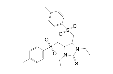 4,5-bis[(p-tolylsulfonyl)methyl]-1,3-dimethyl-2-imidazolidinethione