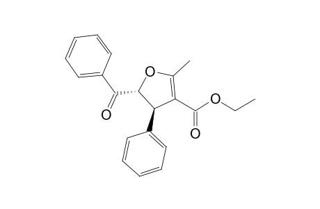 trans-2-Benzoyl-4-ethoxycarbonyl-3-phenyl-5-methyl-2,3-dihydrofuran