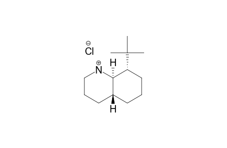 8-ALPHA-TERT.-BUTYL-TRANS-DECAHYDROQUINOLINE-HYDROCHLORIDE