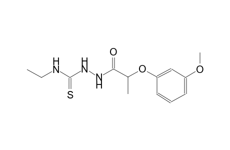 N-ethyl-2-[2-(3-methoxyphenoxy)propanoyl]hydrazinecarbothioamide