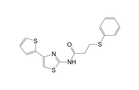 propanamide, 3-(phenylthio)-N-[4-(2-thienyl)-2-thiazolyl]-