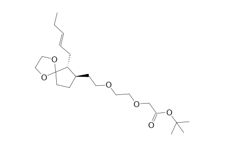 tert-Butyl {2-[2-(6-Pent-2-enyl-1,4-dioxaspiro[4.4]nonan-7-yl)ethoxy]ethoxy}acetate