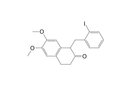 1-(2-iodobenzyl)-6,7-dimethoxy-tetralin-2-one
