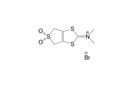 2-(N,N-DIMETHYL)-IMINO-5,5-DIOXO-4,6-DIHYDROTHIENO-[3.4-D]-1,3-DITHIOLAN_BROMIDE