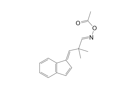 3-(1-Indenylidene)-2,2-dimethylpropanal oxime acetate