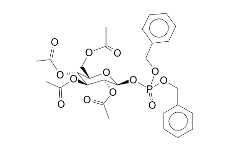 O-(2,3,4,6-Tetra-O-acetyl-b-d-glucopyranosyl)-dibenzyl phosphate