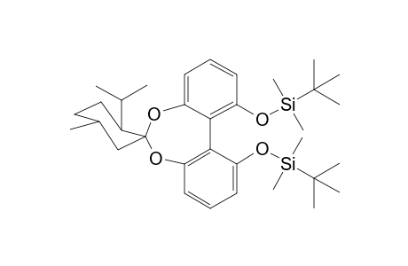 6,6'-Bis(tert-butyldimethylsiloxy)-2,2'-(6-isopropyl-3-methylcyclohexylidenedioxy)biphenyl isomer