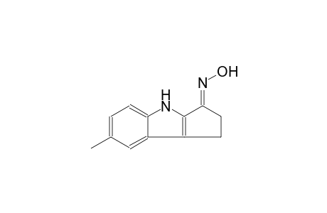 cyclopent[b]indol-3(2H)-one, 1,4-dihydro-7-methyl-, oxime, (3E)-