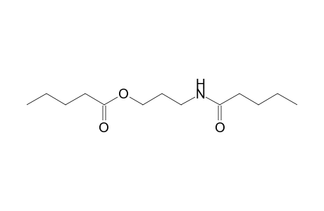 Pentanoic acid, 3-[(1-oxopentyl)amino]propyl ester
