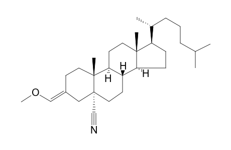 5Alpha-cyano-3-methoxymethylenecholestane, (E)-