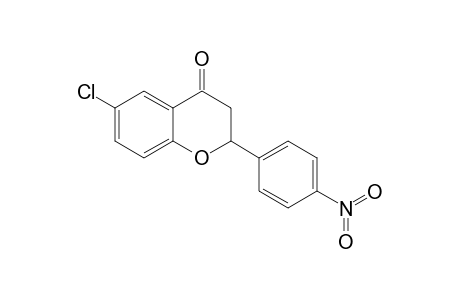 6-Chloro-2-(4-nitrophenyl)chroman-4-one