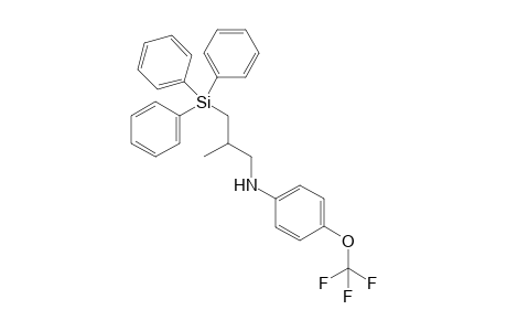 N-(2-Methyl-3-(triphenylsilyl)propyl)-4-trifluoromethoxyaniline