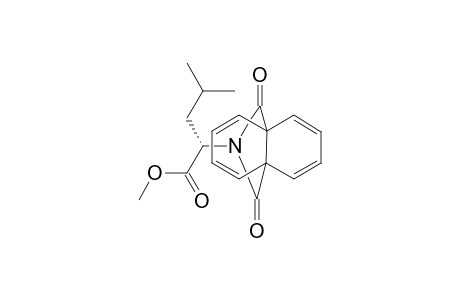 4a,8a-(Methaniminomethano)naphthalene-10-acetic acid, .alpha.-(2-methylpropyl)-9,11-dioxo-, methyl ester, (S)-