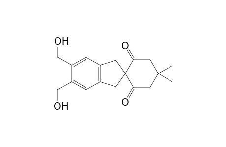 5',6'-Bis(hydroxymethyl)-4,4-dimethyl-1',3'-dihydro-2H-spiro[cyclohexane-1,2'-indene]-2,6-dione
