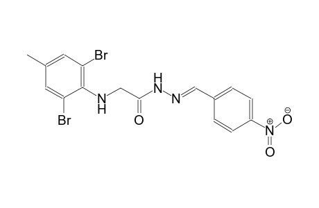 2-(2,6-dibromo-4-methylanilino)-N'-[(E)-(4-nitrophenyl)methylidene]acetohydrazide