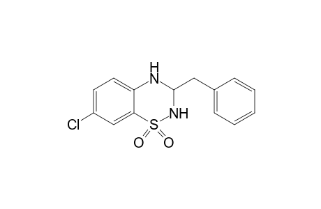 2H-1,2,4-Benzothiadiazine, 7-chloro-3,4-dihydro-3-(phenylmethyl)-, 1,1-dioxide