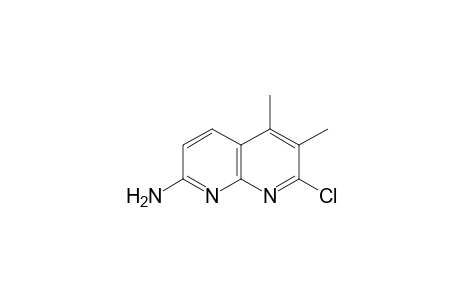 1,8-Naphthyridin-2-amine, 7-chloro-5,6-dimethyl-