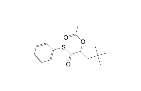 3,3-Dimethyl-1-[(phenylsulfanyl)carbonyl]butyl acetate