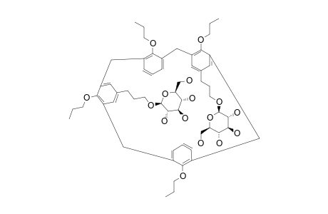 5,17-BIS-[3-(BETA-D-GLUCOPYRANOSYLOXY)-PROPYL]-25,26,27,28-TETRAPROPOXY-CALIX-[4]-ARENE