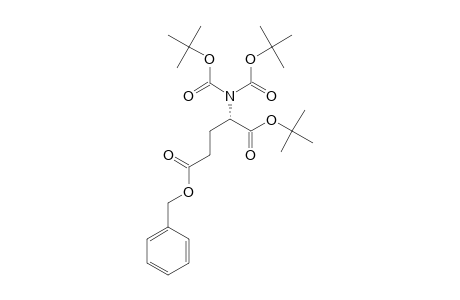 (S)-2-[BIS-(TERT.-BUTYLOXYCARBONYL)-AMINO]-GLUTARSAEURE-5-BENZYL-1-(TERT.-BUTYL)-ESTER