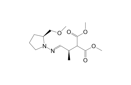 Dimethyl (1'R,2'S)-2-(2'-{[2"-(methoxymethyl)pyrrolidin-1"-yl]imino}-1'-methylethyl)-malonate
