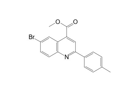 6-bromo-2-p-tolylcinchoninic acid, methyl ester