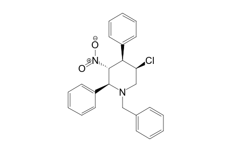 (2S,3R,4R,5R)-1-Benzyl-5-chloro-3-nitro-2,4-diphenylpiperidine