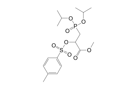 Propanoic acid, 3-[bis(1-methylethoxy)phosphinyl]-2-[[(4-methylphenyl)sulfonyl]oxy]-, methyl ester