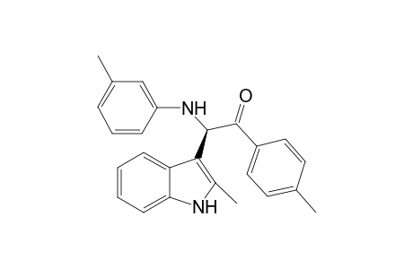 2-(2-Methyl-1H-indol-3-yl)-1-p-tolyl-2-(m-tolylamino)ethanone