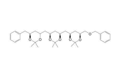 6-(Benzyloxymethyl)-4"-phenyl-all anti-tris[(2,2-dimethyloxan-4-yl)methylene]