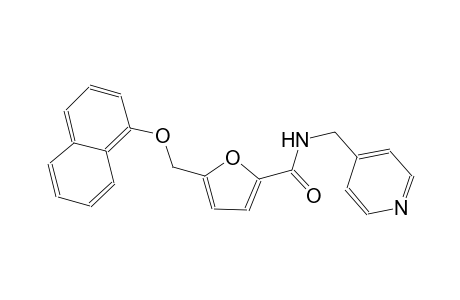5-[(1-naphthyloxy)methyl]-N-(4-pyridinylmethyl)-2-furamide