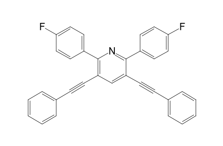 2,6-Bis(4-fluorophenyl)-3,5-bis(phenylethynyl)pyridine