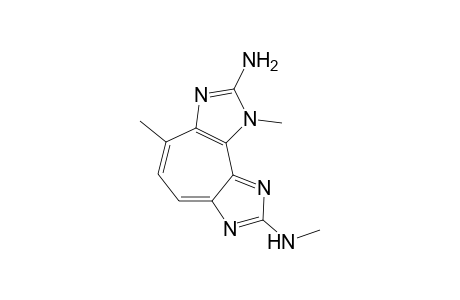 1H-Cyclohepta[1,2-d:3,4-d']diimidazole-2,8-diamine, N8,1,4-trimethyl-