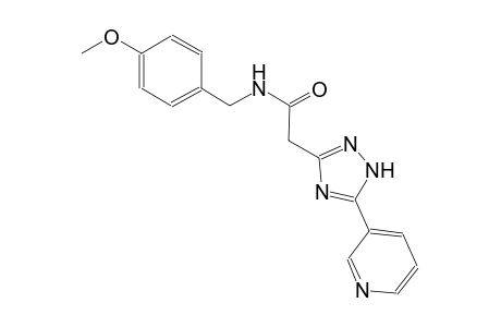 1H-1,2,4-triazole-3-acetamide, N-[(4-methoxyphenyl)methyl]-5-(3-pyridinyl)-